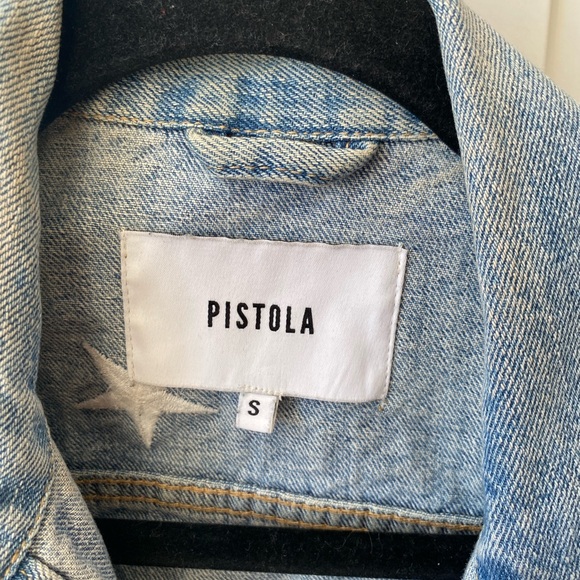 Pistola - Star Embroidered Denim Jacket - Small - Picture 5 of 10
